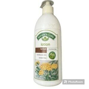 Nature's Gate Herbal Lotion Moisturizing with Pump 18 fl oz